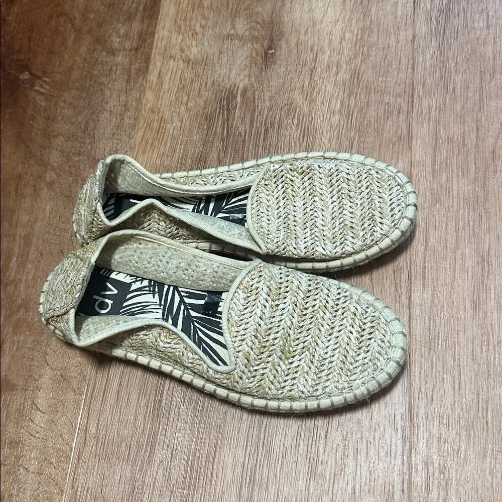 Women's DV Dolce Vita Desiree Straw‎ Slip-On Espadrille Loafers